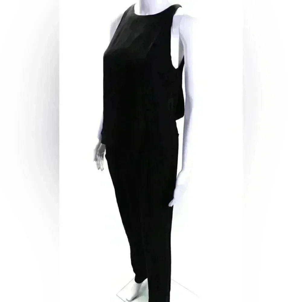 rag & bone Black Sleeveless Jumpsuit